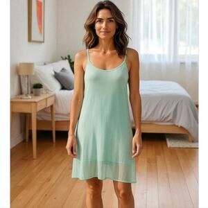 Tribal Lightweight Spaghetti Strap Lining with Sheer Hem Size S